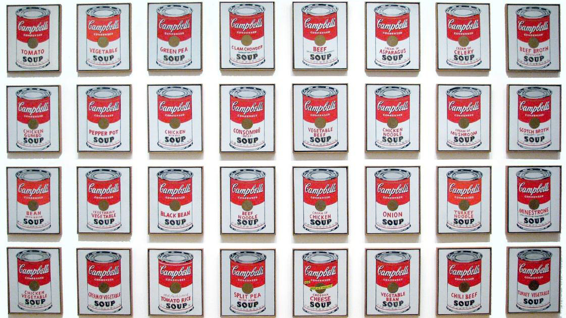 Andy Warhol: Campbell Soup, 1962-1964.