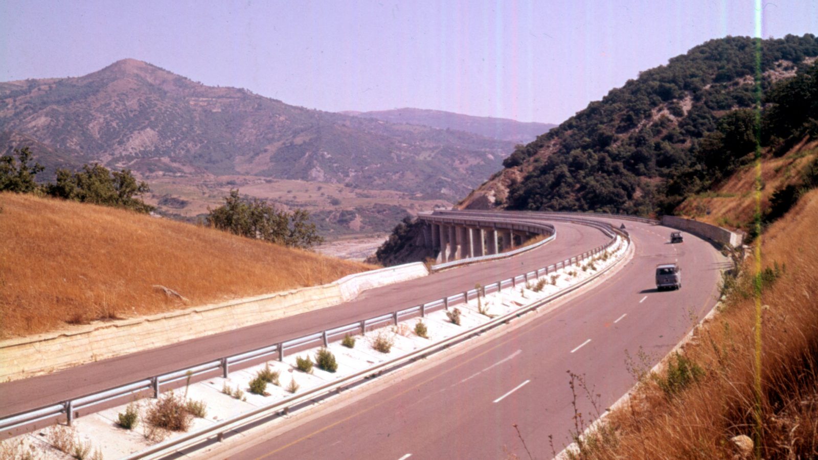 Autostrada Salerno – Reggio Calabria negli anni ‘70 (Archivio storico Anas)