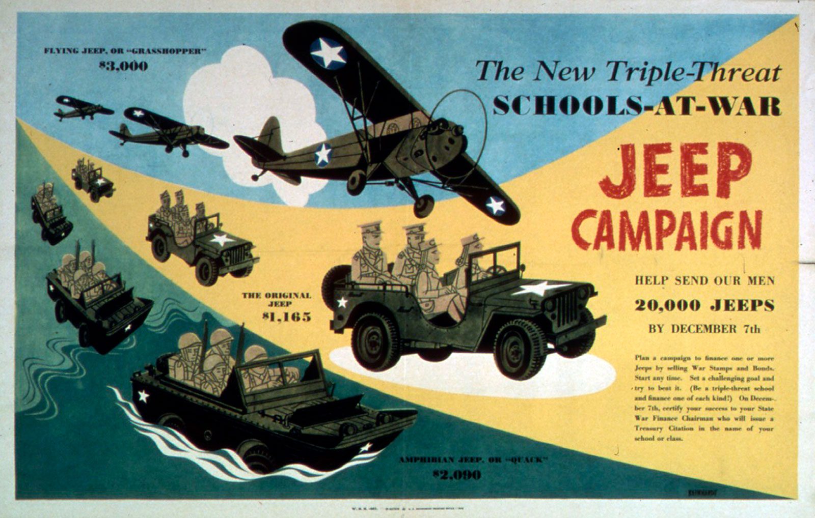 Campagna pubblicitaria Jeep anni ‘40
