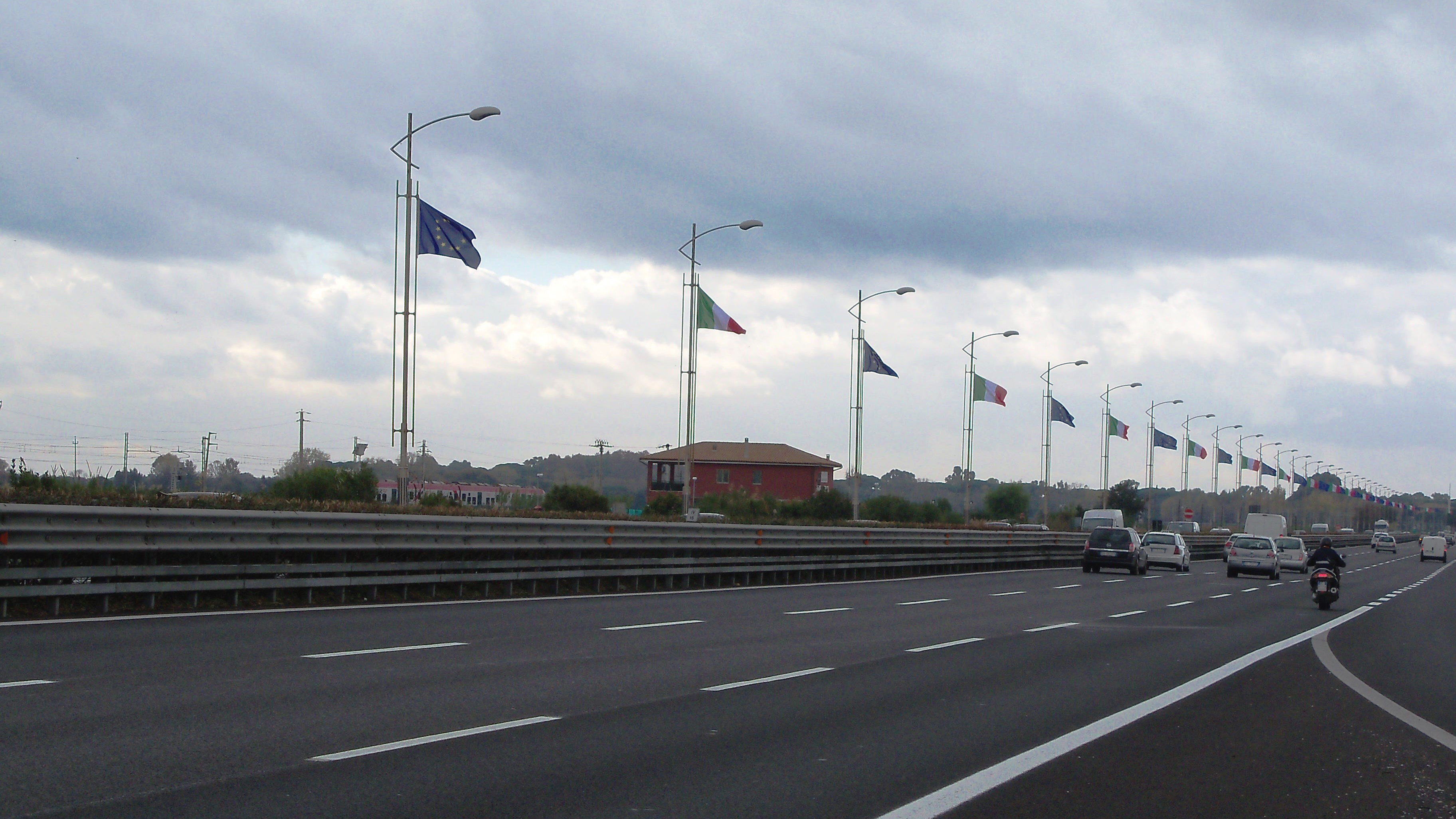 Autostrada Roma – Aeroporto di Fiumicino (Archivio storico Anas)